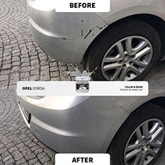 Naprawa zaprawką przed i po 5